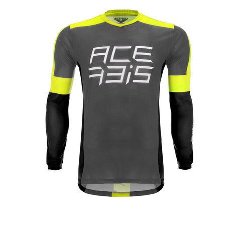 MX krekls ACERBIS RACK TWO JERSEY grey / yellow L ACERBIS MOTOVEIKALS 21