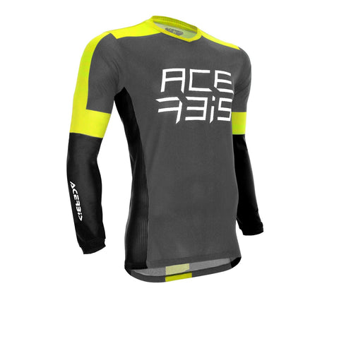 MX krekls ACERBIS RACK TWO JERSEY grey / yellow L ACERBIS MOTOVEIKALS 21