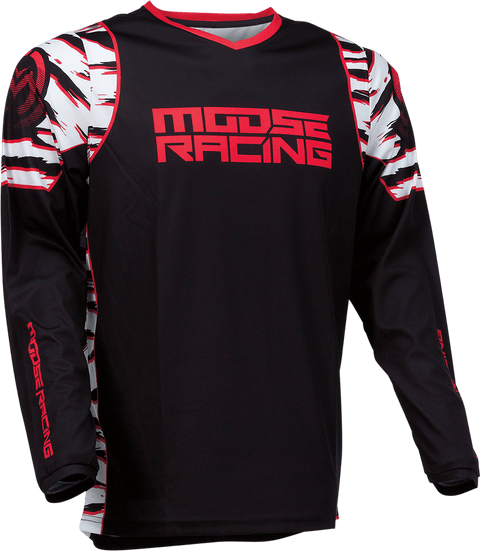 MX krekls MOOSE RACING Qualifier black / red 4XL MOOSE RACING MOTOVEIKALS 21