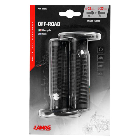 MX rokturi LAMPA Off-Road black 2 gab 22mm / 25mm LAMPA MOTOVEIKALS 21