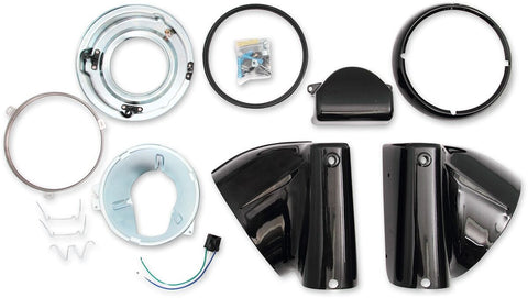 Nacelle Hd.Lt.Blk Flst DRAG SPECIALTIES DRAG SPECIALTIES MOTOVEIKALS 21