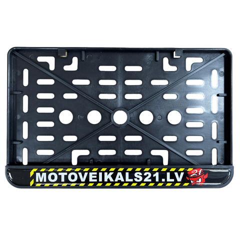 Numurzīmes paliktnis / rāmītis 240x130 mm MOTOVEIKALS 21 MOTOVEIKALS 21 MOTOVEIKALS 21