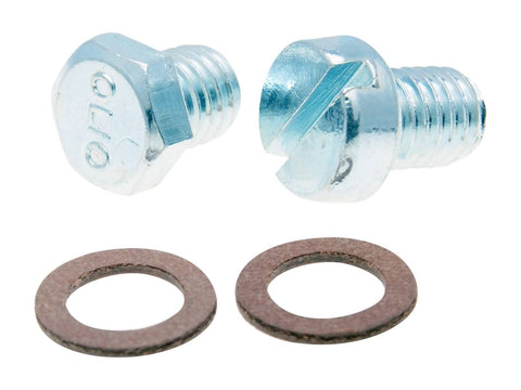 oil filler screw set / oil filler bolt set incl. seals for Vespa PX, PE, PK OEM STANDARD MOTOVEIKALS 21