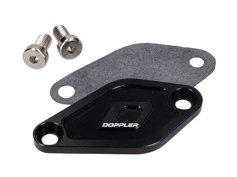 oil pump cover Doppler black for Minarelli AM6, Derbi EBE, EBS, D50B DOPPLER MOTOVEIKALS 21