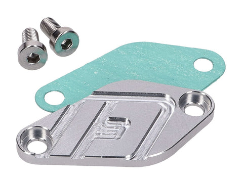 oil pump cover Doppler V2 silver-colored for Minarelli AM6, Derbi EBE, EBS, D50B DOPPLER MOTOVEIKALS 21