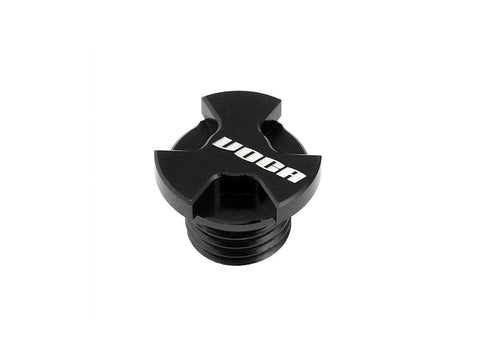 oil screw plug VOCA CNC black for Derbi EBE, EBS, D50B VOCA RACING MOTOVEIKALS 21