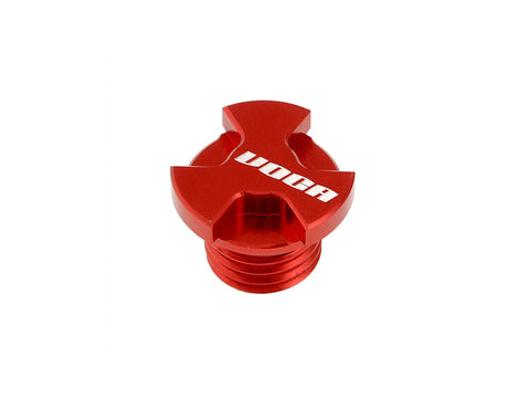 oil screw plug VOCA CNC red for Derbi EBE, EBS, D50B VOCA RACING MOTOVEIKALS 21