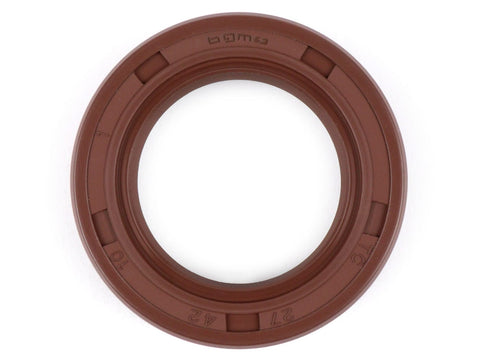 Oil seal 27x42x10mm -BGM PRO FKM/Viton® (E10/etahnol resistant)- Vespa V1-15, V30-33, VN, VM, VL, VD, VB, VGL, PX (since 1992), T5 125cc, Cosa - used for rear hub / axle (wideframe = outer / largeframe = inner) BGM PRO MOTOVEIKALS 21