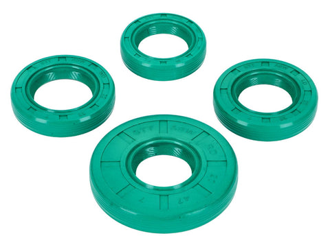 Oil seal set engine Schmitt Evolution FKM green with swirl direction for Simson S51, S53, S70, S83, Schwalbe KR51/2, SR50, SR80 SCHMITT MOTOVEIKALS 21