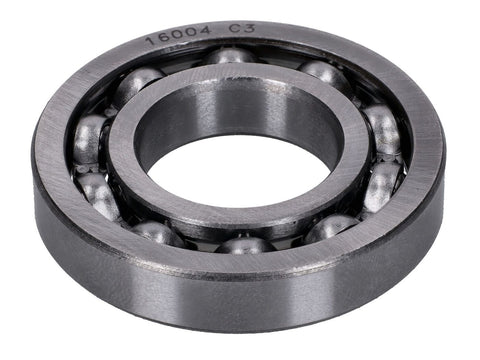 output shaft ball bearing 16004 C3 left-hand for Simson S51, S53, S70, S83, SR50, SR80, KR51/2, M531, M541, M741 OEM STANDARD MOTOVEIKALS 21