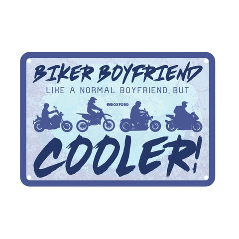 Oxford Garage – metāla izkārtne motociklistiem BIKER BOYFRIEND OXFORD MOTOVEIKALS 21