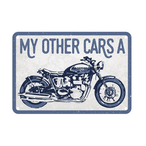 Oxford Garage – metāla izkārtne motociklistiem My Other Cars A OXFORD MOTOVEIKALS 21