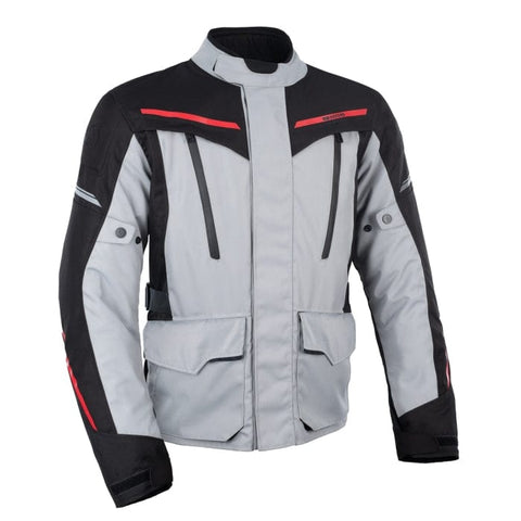 Oxford Metro 2.0 vīriešu moto jaka grey / black / red OXFORD MOTOVEIKALS 21