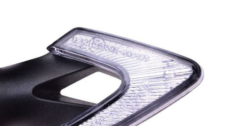 Pagrieziena lukturi melni LED white lens REPLICA MOTOVEIKALS 21