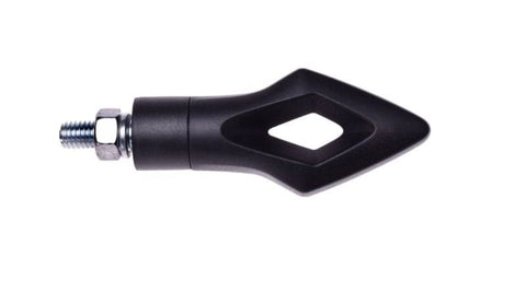 Pagrieziena lukturi melni LED white lens REPLICA MOTOVEIKALS 21
