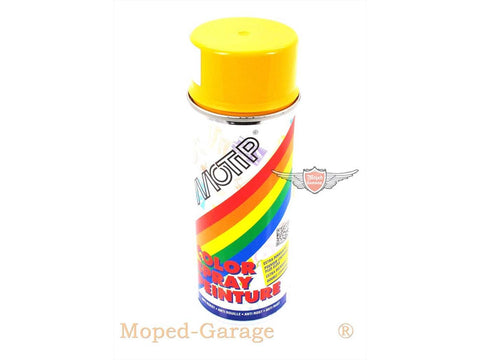 Paint spray can alkyd paint 400ml color yellow RAL 1004 for moped mokick DIVERSE / IMPORT MOTOVEIKALS 21