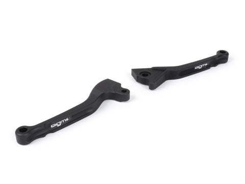 Pair of brake levers -BGM PRO Sport, short (130mm)- Vespa LX, LXV, S, Primavera 50-150, Sprint 50-150 - matt black BGM PRO MOTOVEIKALS 21
