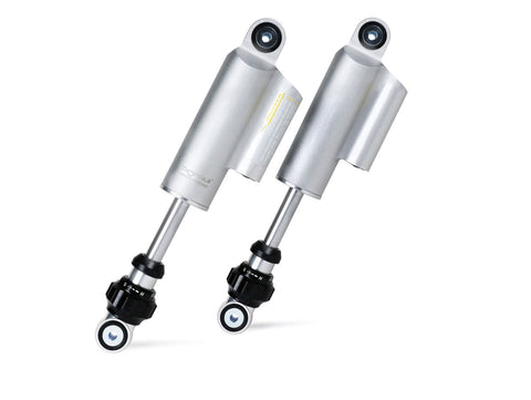 Pair of front shock absorbers -BGM PRO F16 COMPETITION- Lambretta LI, LIS, SX, TV (series 2-3), DL, GP - silver BGM PRO MOTOVEIKALS 21