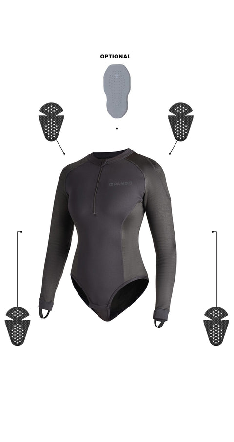 PANDO MOTO aizsargbodijs (bāzes slānis) SHELL WW Black 02 PANDO MOTO MOTOVEIKALS 21