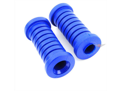 Passenger footrest rubbers 2 pieces blue for Simson S50, S51, S70, S53, SR50, SR80, KR51/1, KR51/2, SR4-2, SR4-3, SR4-4 DIVERSE / IMPORT MOTOVEIKALS 21