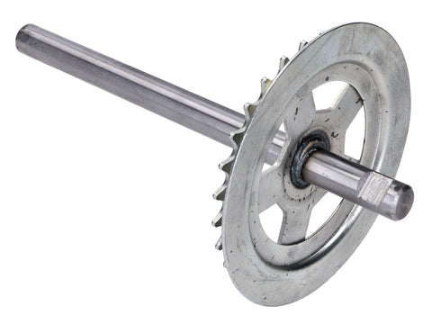 pedal crank axle RMS w/ sprocket 28 teeth for Piaggio Ciao, Ciao PX, SI moped RMS MOTOVEIKALS 21