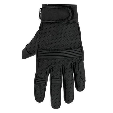 Perforēti vīriešu vasaras ādas cimdi S-Line black 2XL S-LINE MOTOVEIKALS 21