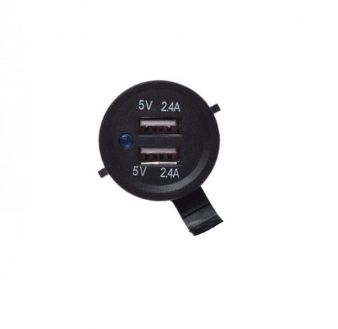 Piepīpētāja ligzda 2xUSB 2.4A REPLICA MOTOVEIKALS 21