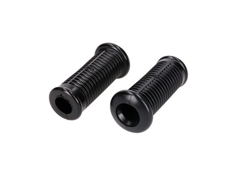pillion / passenger foot peg rubber set black, original design for Simson S50, S51, S53, S70, S,83, KR51/1, KR51/2, SR4-2, SR4-3, SR4-4 DIVERSE / IMPORT MOTOVEIKALS 21