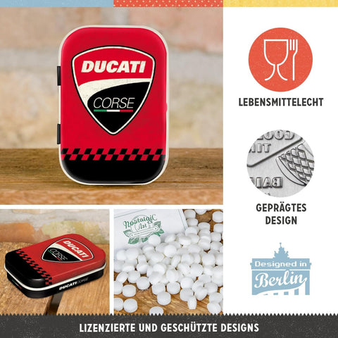 Piparmētru konfektes DUCATI CORSE NOSTALGIC ART MOTOVEIKALS 21