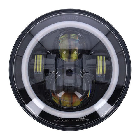 Priekšējais lukturis 7" LED Headlight unit black STOREHOUSE MOTOVEIKALS 21
