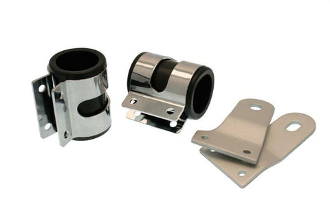 Priekšējo lukturu kronšteinu komplekts BIHR Ø36mm x L95mm universālie BIHR MOTOVEIKALS 21