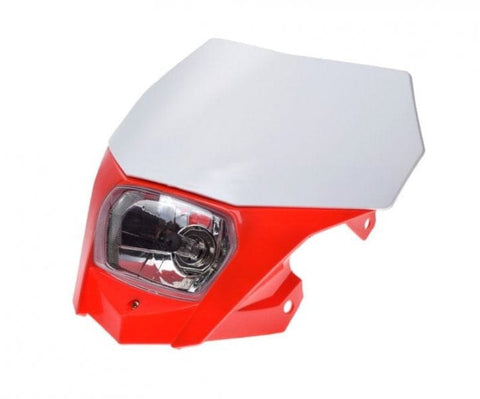 Prieksēšējais lukturis H7 RED / WHITE REPLICA MOTOVEIKALS 21