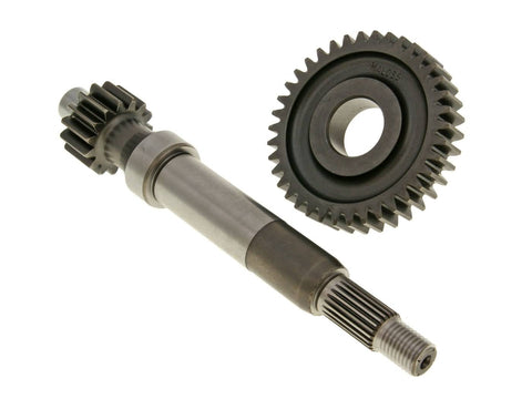 primary transmission gear kit Malossi HTQ 15/38 for Piaggio Sfera RST, Vespa ET2 carburetor MALOSSI MOTOVEIKALS 21
