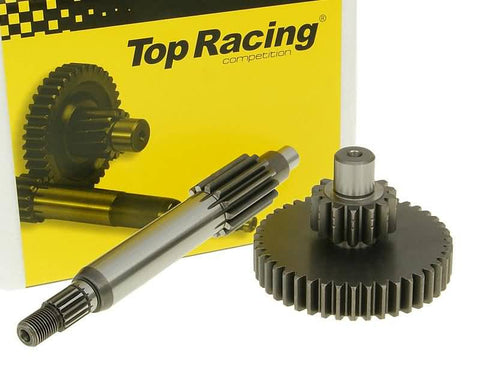 primary transmission gear up kit Top Racing +21% 13/43 for 14 tooth countershaft TOP RACING MOTOVEIKALS 21