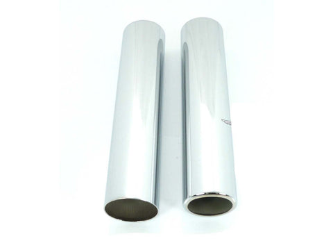 Protective sleeves chrome length 204mm diameter outside 46mm inside 44/37mm for Kreidler Florett RS K54/53, RSH, TM, GT Mokick KKR DIVERSE / IMPORT MOTOVEIKALS 21