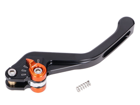 Puig 3.0 front adjustable brake lever, short - black orange PUIG MOTOVEIKALS 21