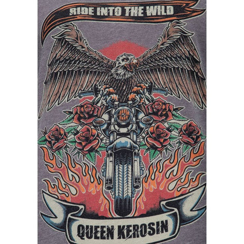Queen Kerosin Ride into the wild t-shirt exalibur KING KEROSIN MOTOVEIKALS 21