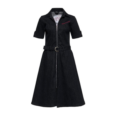 Queen Kerosin Rock N Roll Rebel Queens retro denim dress bla KING KEROSIN MOTOVEIKALS 21