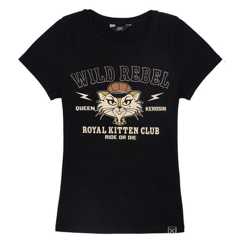 Queen Kerosin Royal Kitten Club t-shirt blue KING KEROSIN MOTOVEIKALS 21