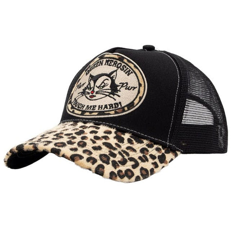 Queen Kerosin Touch me hard cap leopard wash KING KEROSIN MOTOVEIKALS 21