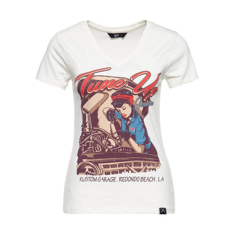Queen Kerosin Tune Up t-shirt off white KING KEROSIN MOTOVEIKALS 21