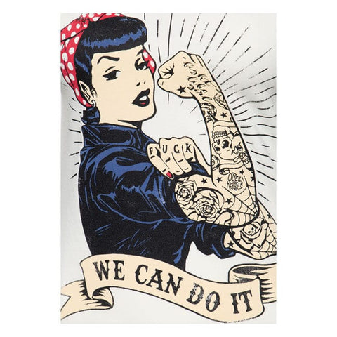 Queen Kerosin We Can Do It t-shirt off white KING KEROSIN MOTOVEIKALS 21
