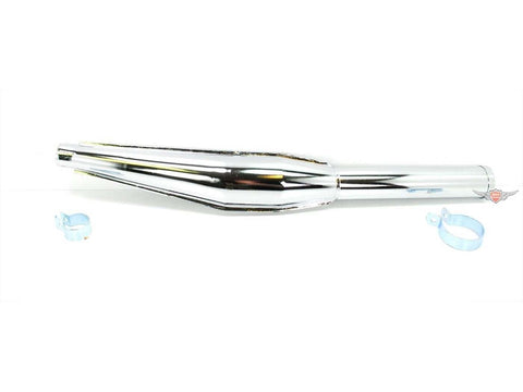 Racing exhaust connection 28mm total length approx. 660mm silencer length 240mm for Zündapp CS, KS, GTS, ZR, ZD, ZL, C, Kreidler Florett LF, LH, RMC, DIVERSE / IMPORT MOTOVEIKALS 21
