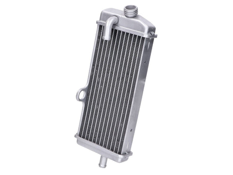 radiator aluminum silver for Yamaha DT 50 R, MBK X-Limit 50 Enduro, SM, Malaguti XSM 50 OEM STANDARD MOTOVEIKALS 21