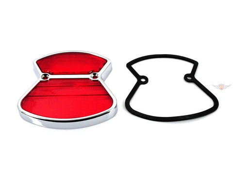 Rear light glass + frame 433 437 510 51 for Zündapp Super Combinette, Sport Combinette DIVERSE / IMPORT MOTOVEIKALS 21