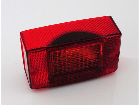Rear light glass ULO height 80mm width 135mm for Zündapp, Kreidler, Hercules moped mokick, moped, Puch ULO MOTOVEIKALS 21