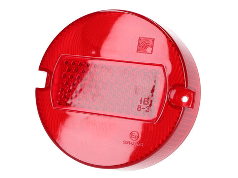 rear light lens 100mm red for Simson S50, S51, S70, KR50, KR51, Schwalbe OEM STANDARD MOTOVEIKALS 21