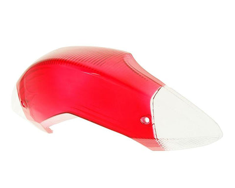 rear light lens red / white for MBK Mach G LC, Yamaha Jog 50 RR VPARTS MOTOVEIKALS 21