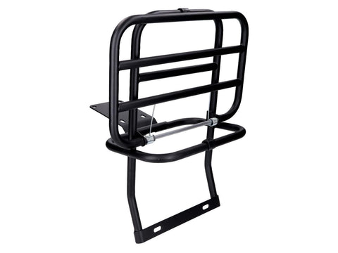 rear luggage rack folding black for Vespa PX, LML RMS MOTOVEIKALS 21