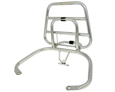 rear luggage rack folding chrome for Vespa S, LX, LXV Touring DIVERSE / IMPORT MOTOVEIKALS 21